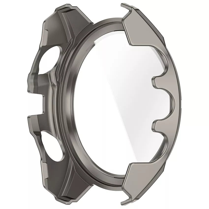 Coque rigide avec verre Garmin Fenix 8 - 51mm SOLAR (titane/bleu)