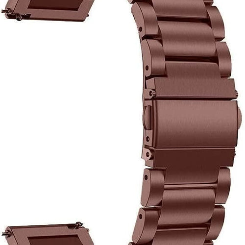 Bracelet acier Garmin Vivoactive 6 (brun bronze)
