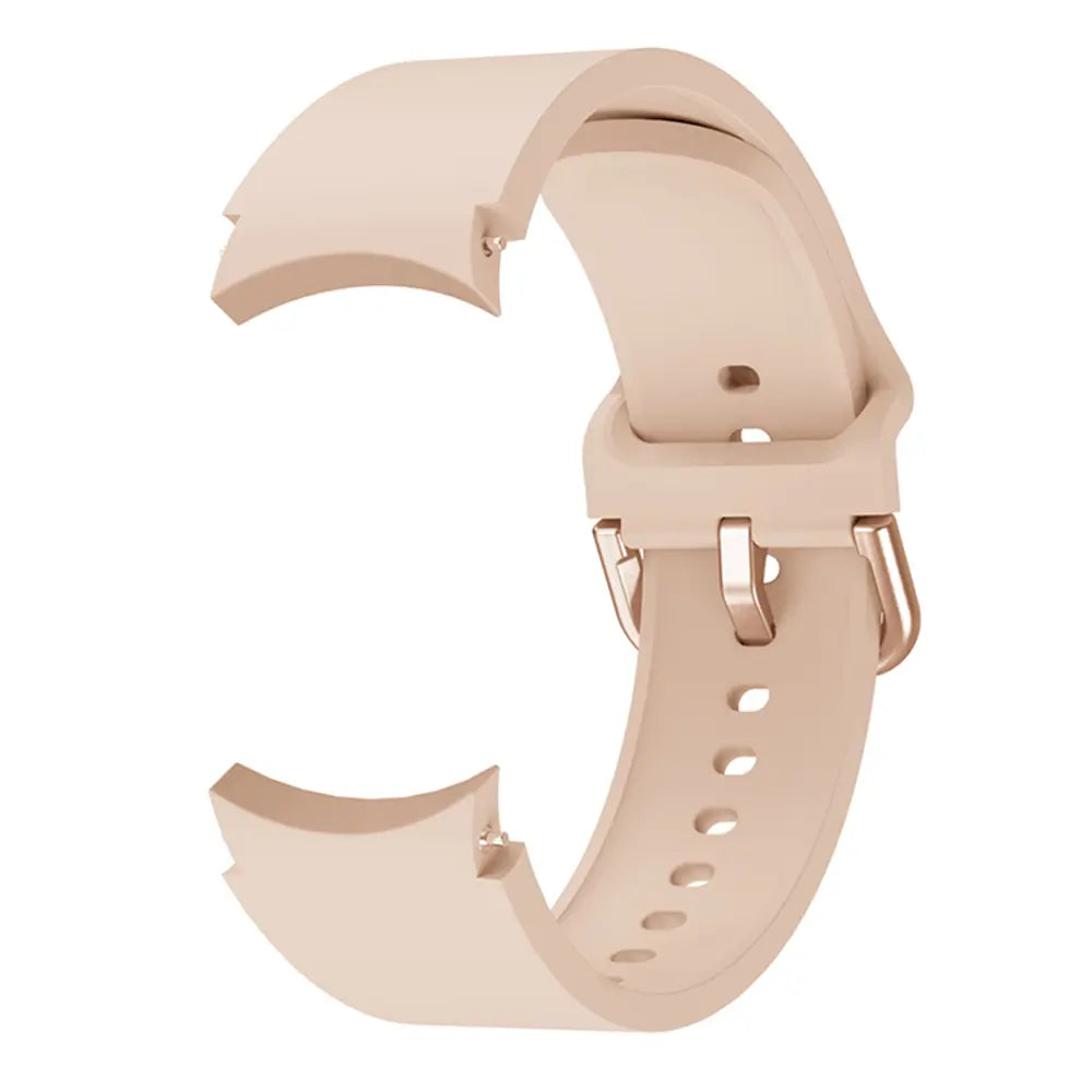 Samsung Galaxy Watch 4 - 40mm Buckled Silicone Strap (Pink Sand)
