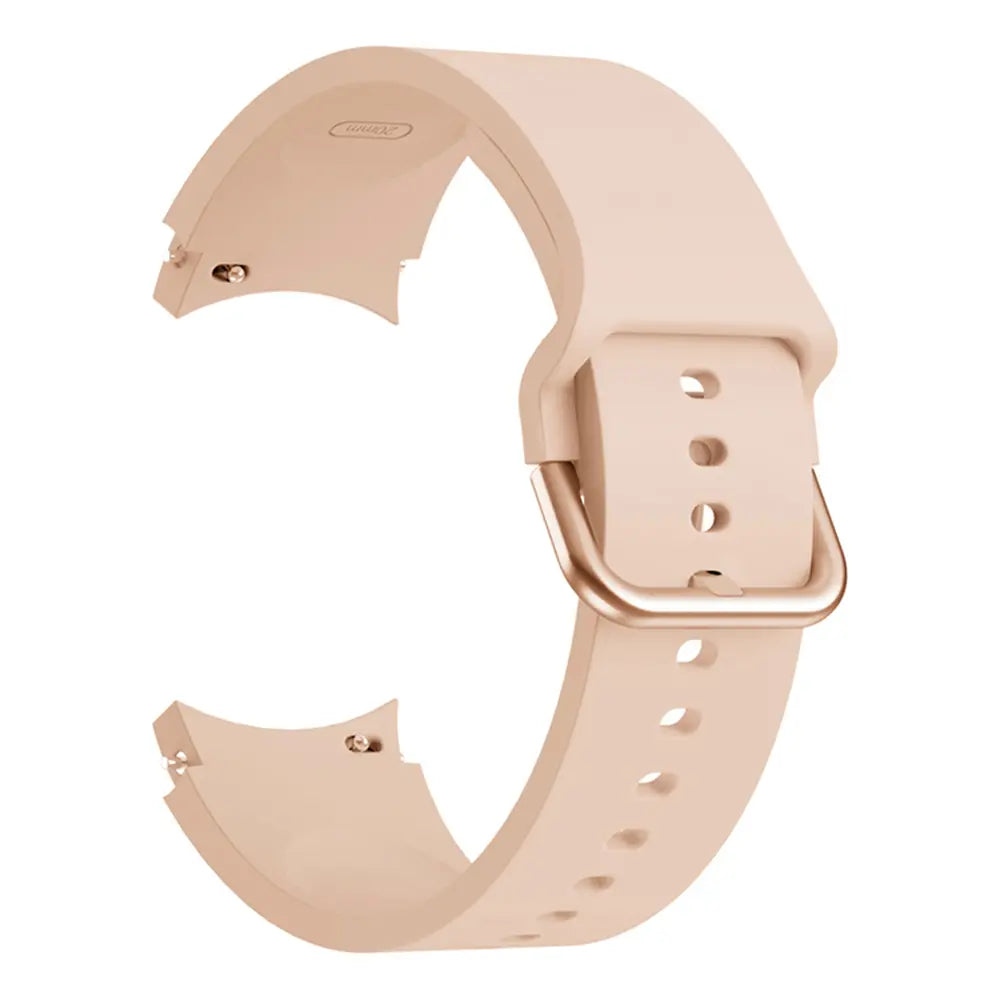 Bracelet silicone boucle Samsung Galaxy Watch 4 - 44mm (rose sable)