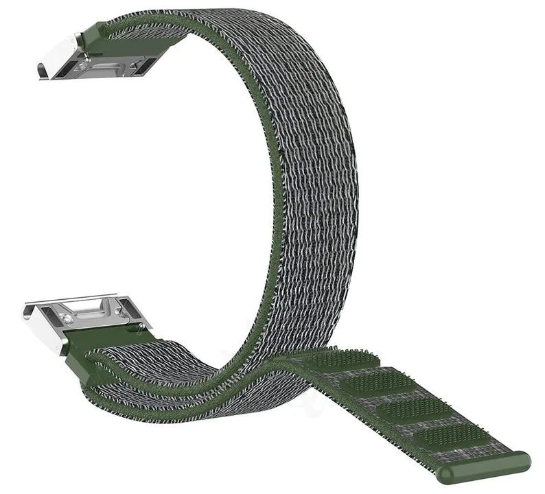 Bracelet nylon Garmin Instinct (vert olive)