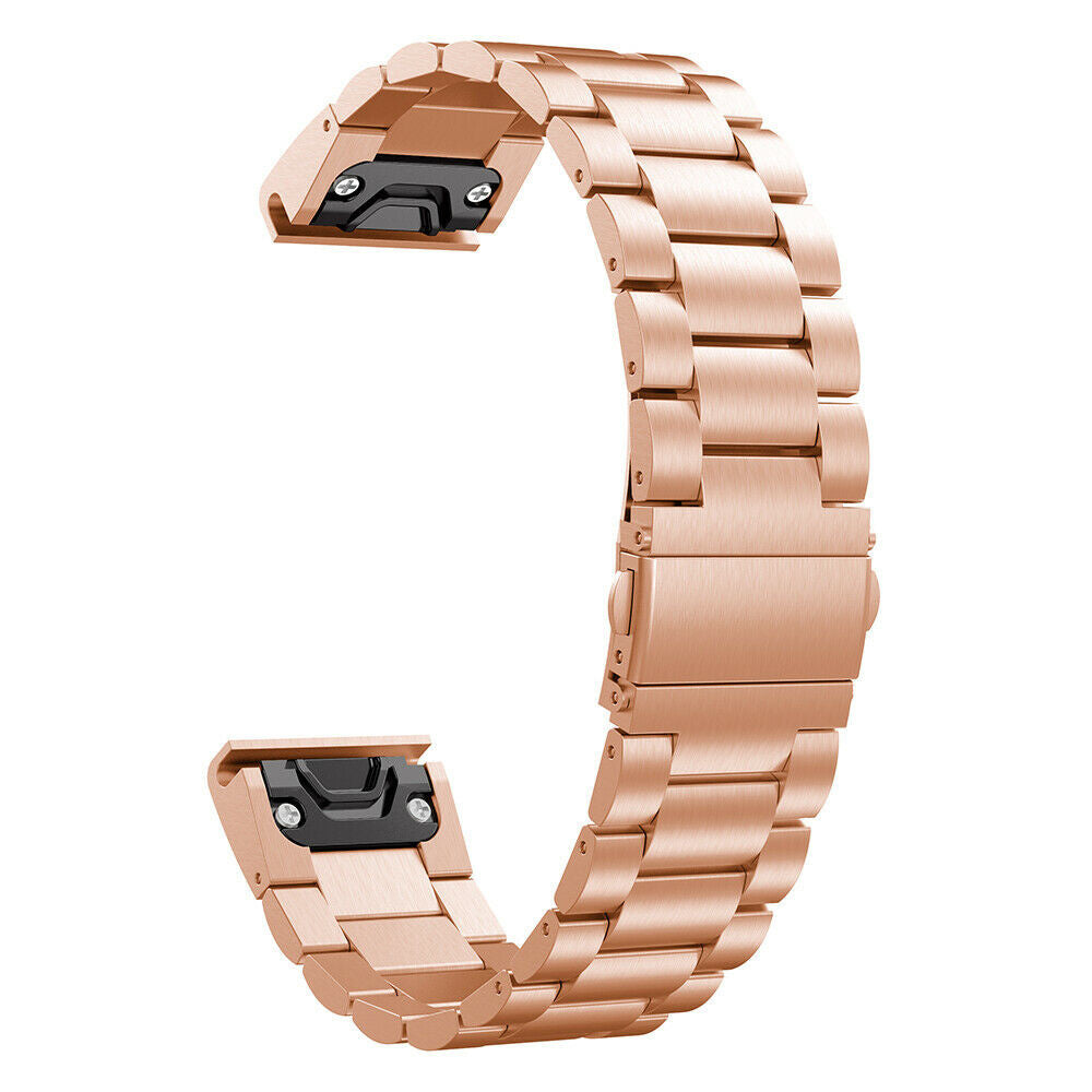 Bracelet acier Garmin Forerunner 970 (rose doré)