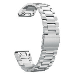 Bracelet acier Garmin Instinct E - 45mm (argent)