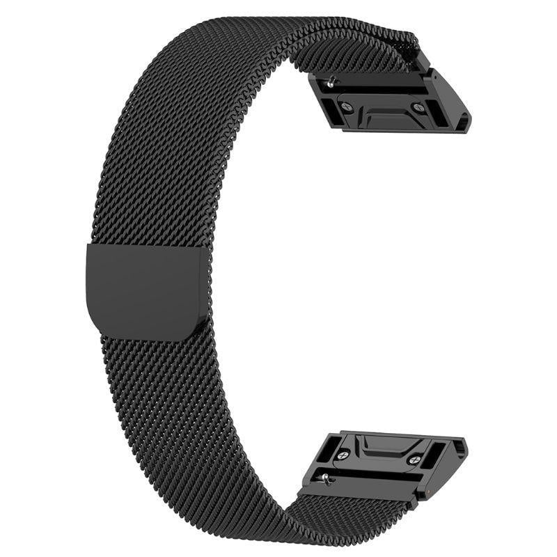 Bracelet Milanais Garmin Tactix 7 Pro (noir)