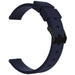 Bracelet montre 14mm silicone de luxe - universel (bleu foncé)