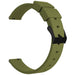 Bracelet montre 14mm silicone de luxe - universel (vert)