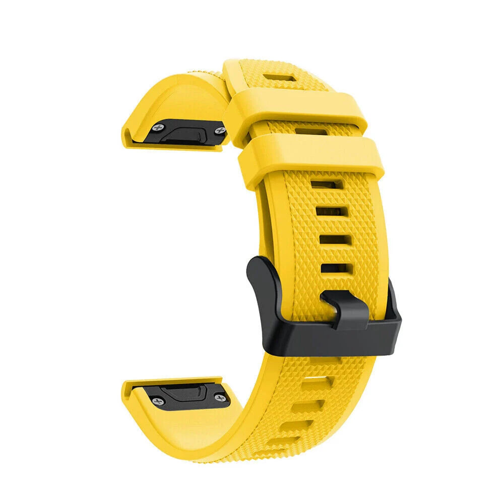 Bracelet silicone Garmin Tactix 8 - 47mm (jaune)