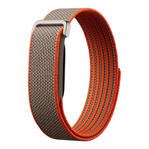 fitbit air nylon band grey orange