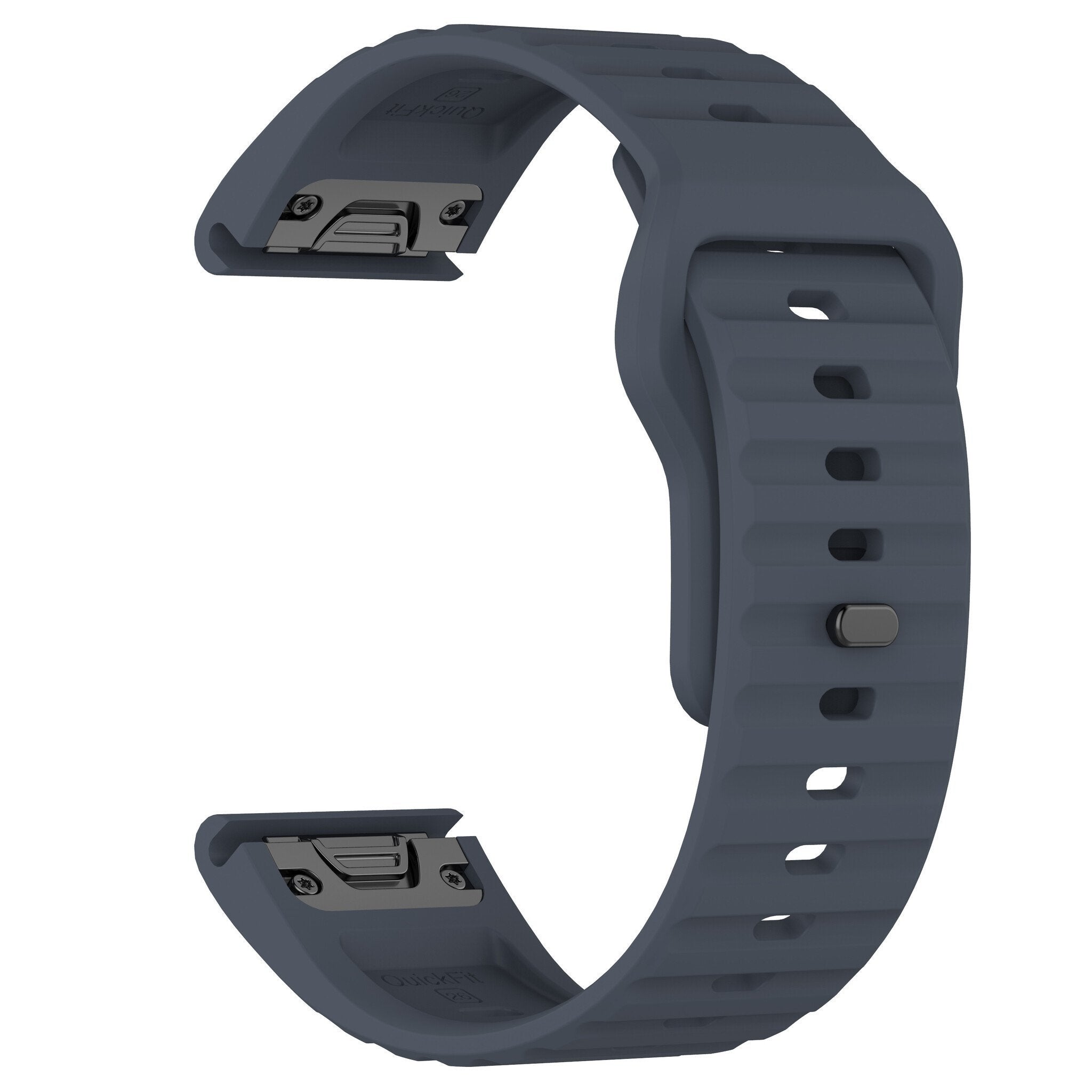 Bracelet silicone Outdoor Garmin Descent MK3i - 51mm (grisbleu)