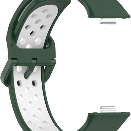 Bracelet sport Huawei Watch Fit 4 (vert/blanc)