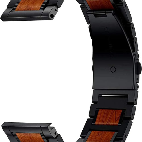 Bracelet bois/acier Coros Pace 3 (noir)