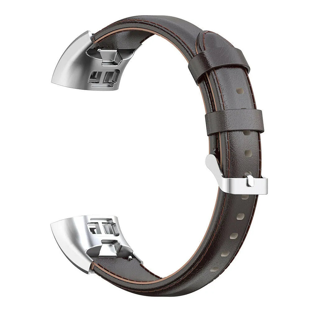 Leather Strap, dark brown, without a watch, 3/4 front view