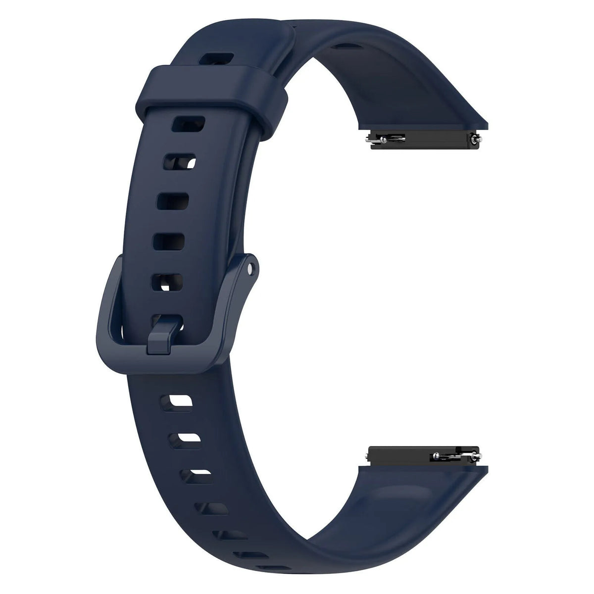 Silicone Strap, dark blue, without a watch, 3/4 front view