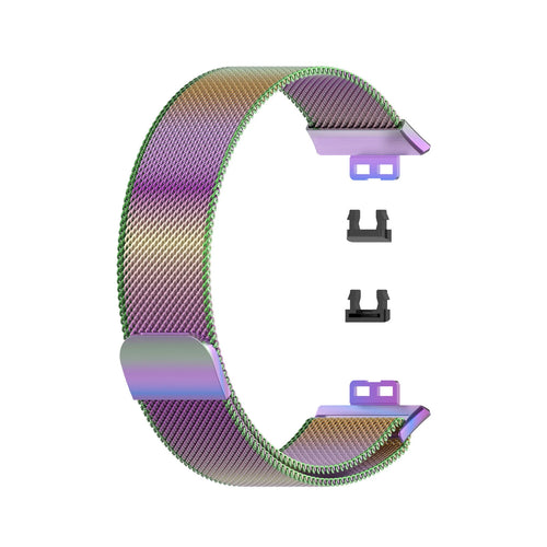Bracelet Milanais Huawei Watch Fit SE (arc-en-ciel)