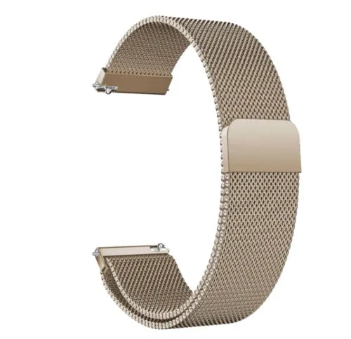 Milanese Strap, champagne, without a watch, 3/4 front view