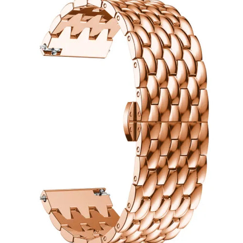 Bracelet acier Dragon Honor Magic Watch 2 (rose doré)