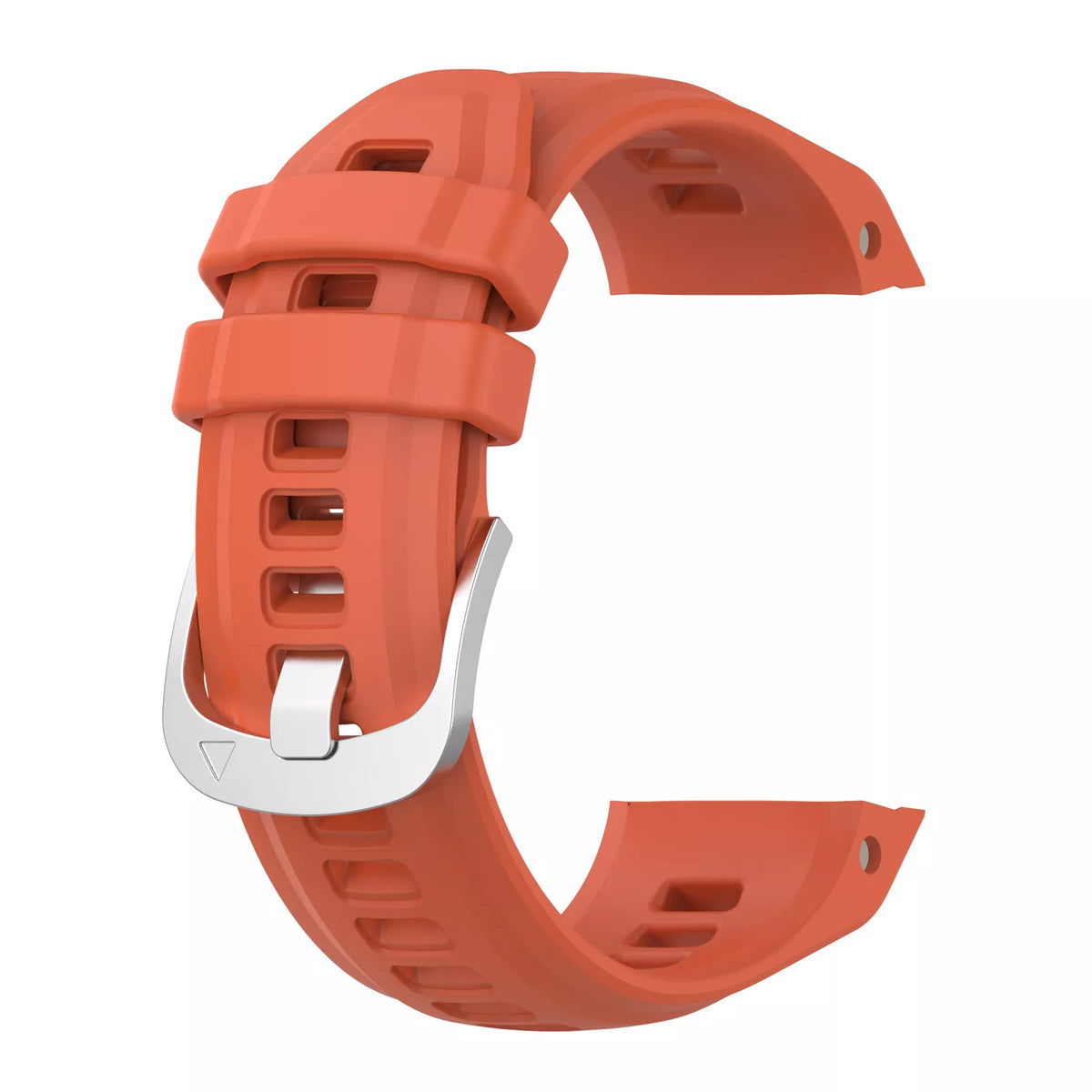 Silicone Strap, red, without a watch, 3/4 front view