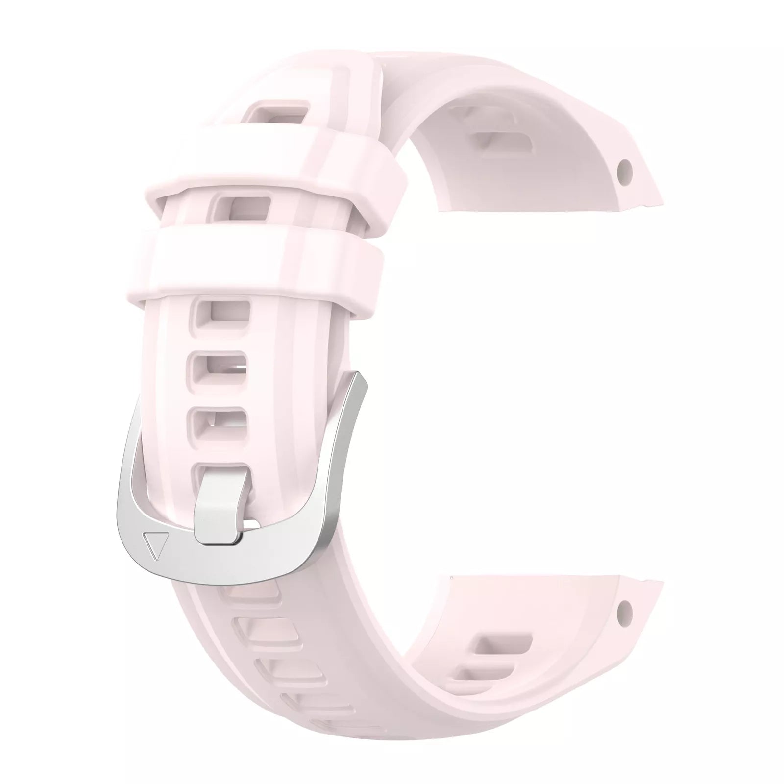 Silicone Strap, pink, without a watch, 3/4 front view