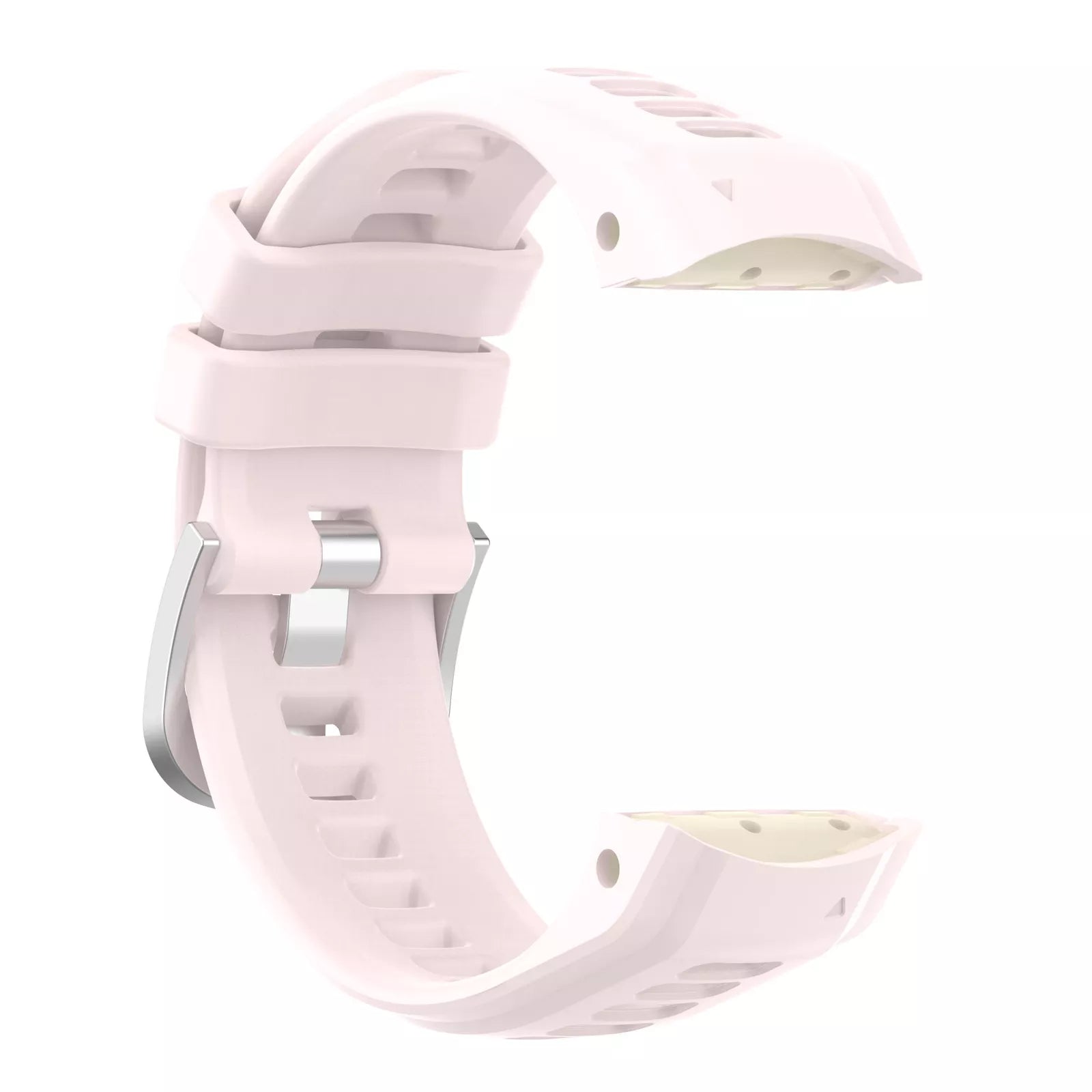 Silicone Strap, pink, without a watch, 3/4 front view