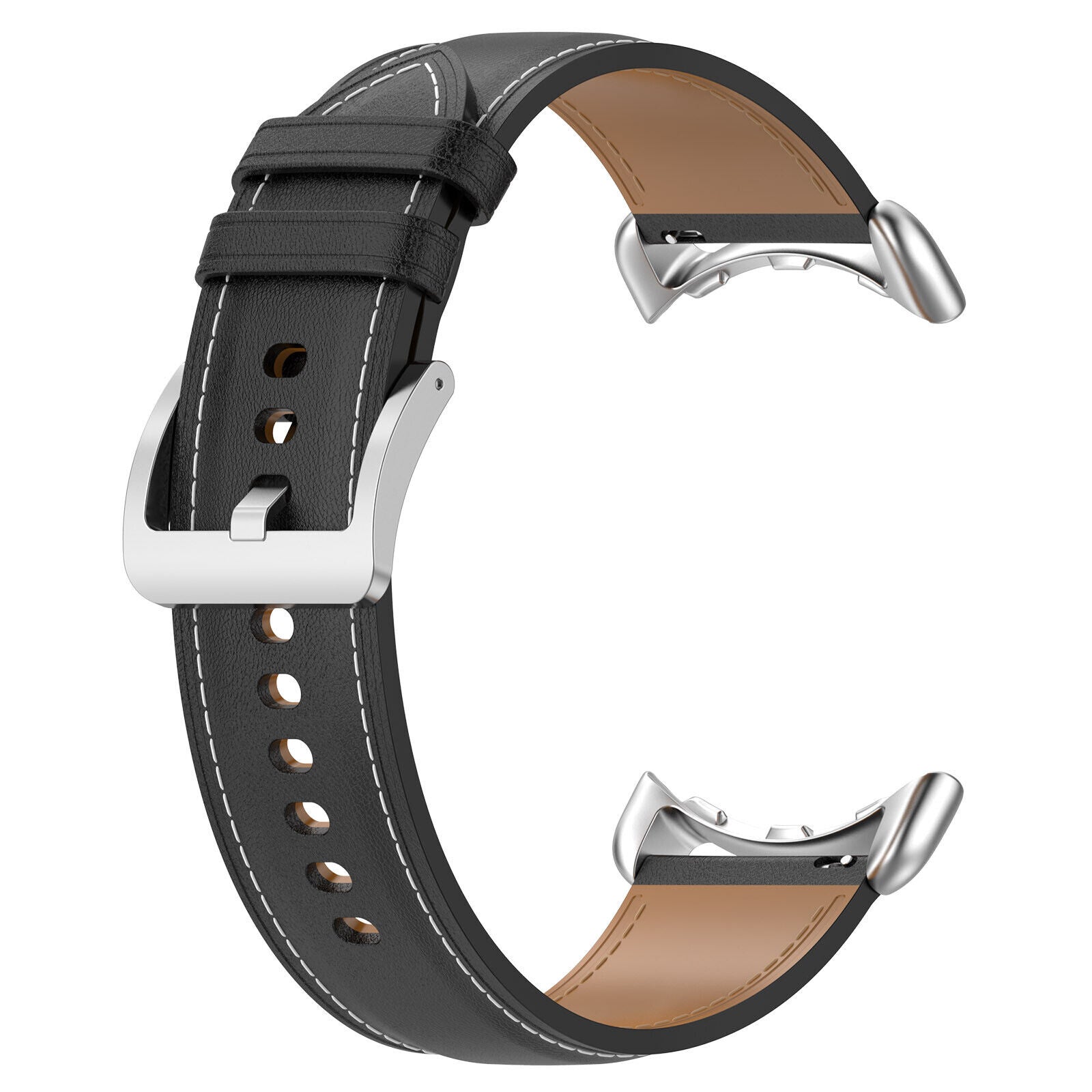 Bracelet cuir Google Pixel Watch 5 - 41mm (noir)