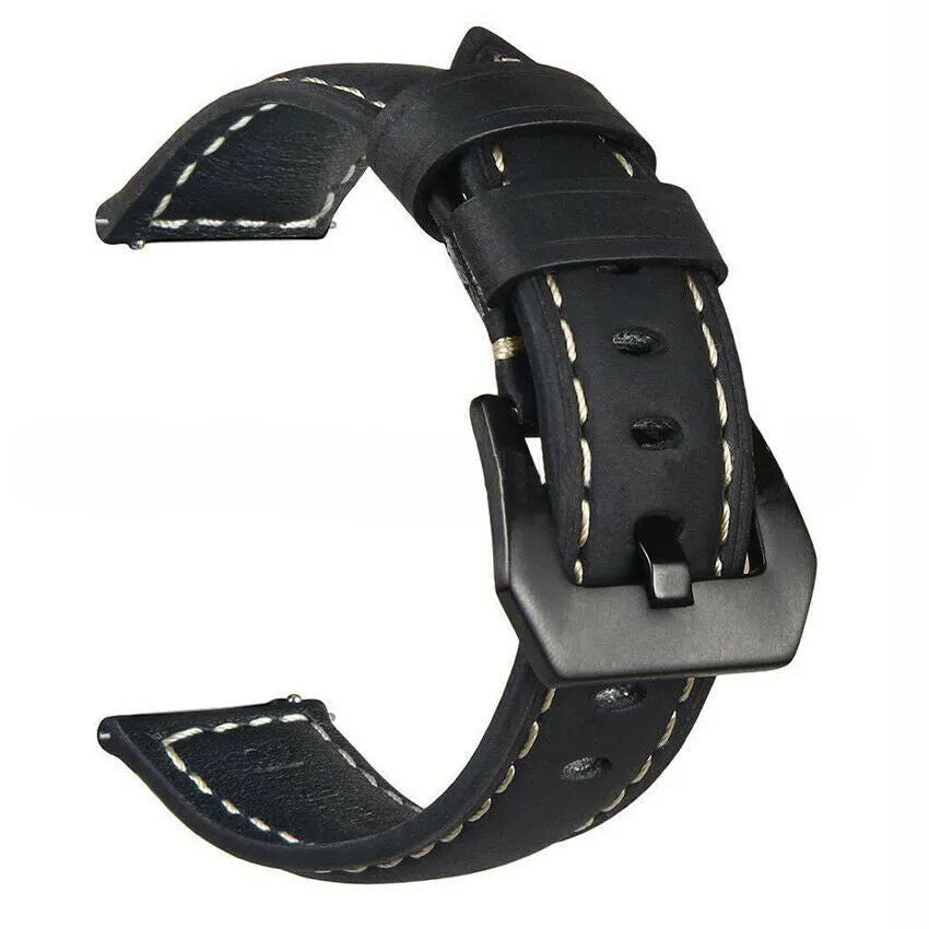 Bracelet cuir Honor Magic Watch 2 (noir)