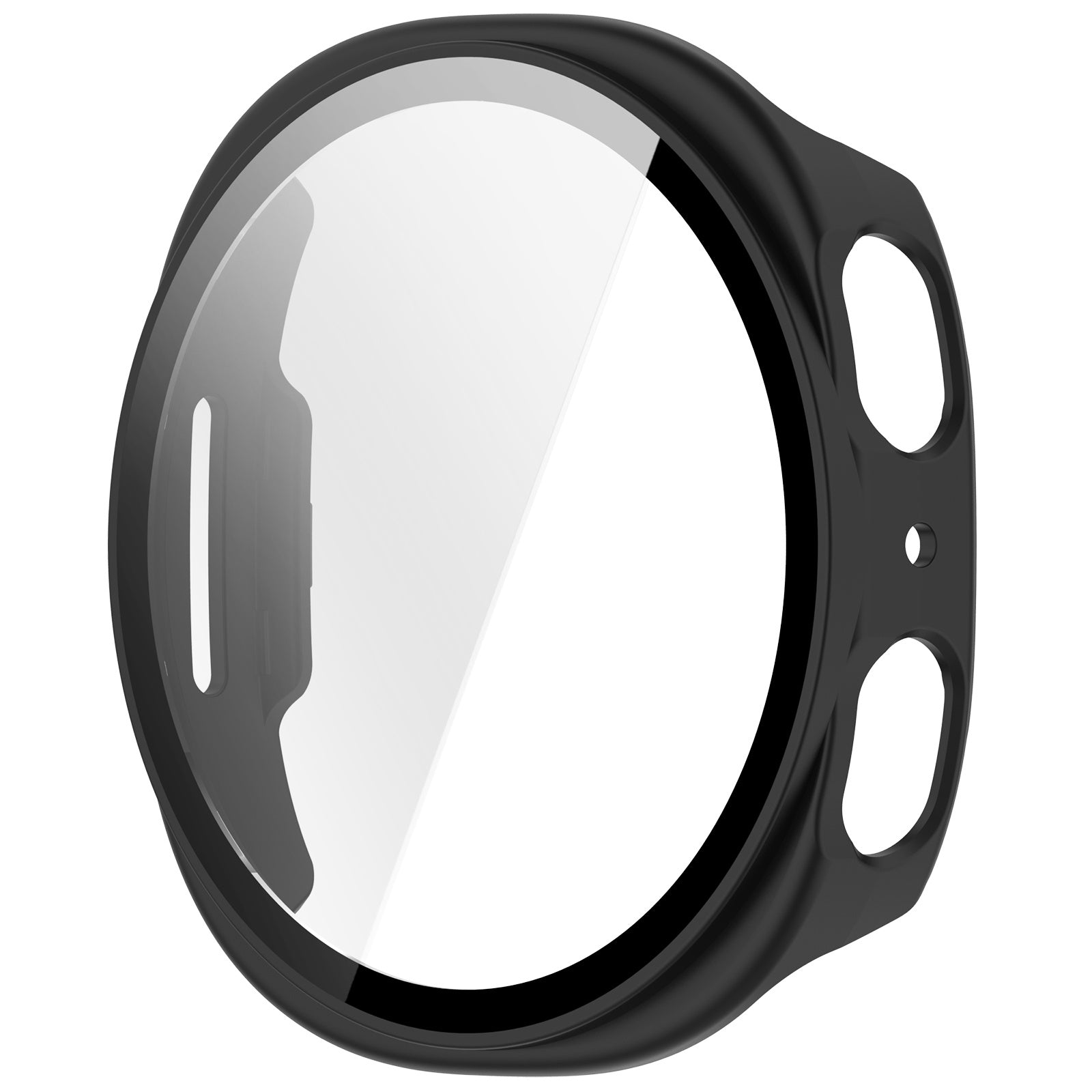 Coque rigide avec vitre pour Samsung Galaxy Watch 8 / 9 40mm (noir)