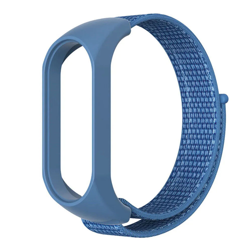 Nylon Strap, blue, without a watch, 3/4 front view