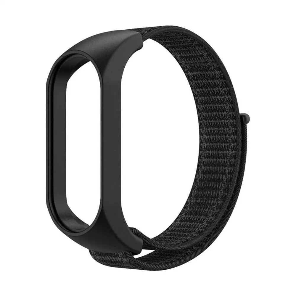 Nylon Strap, black, without a watch, 3/4 front view