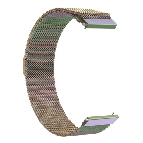 Bracelet milanais Coros Apex 2 (arc-en-ciel)