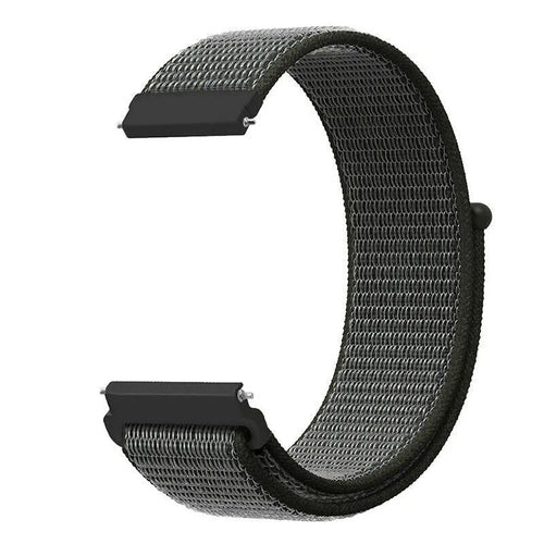 Bracelet nylon Amazfit Bip 3 (Pro) (vert/gris)