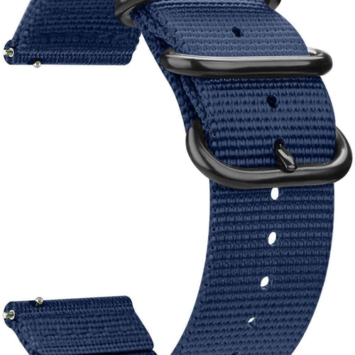 Withings ScanWatch Nova Nylon Buckle Strap (Blue)