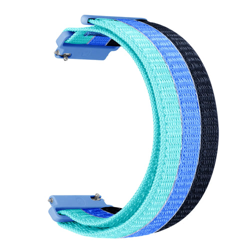 Garmin Forerunner 165 Triple Nylon Strap (Blue Mix)