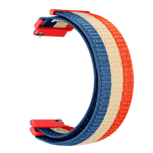 Bracelet nylon triple Garmin Forerunner 645 (arc-en-ciel)