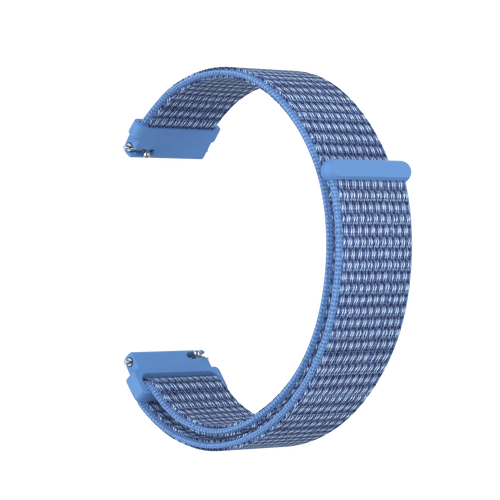 Bracelet nylon Garmin Venu 3s (bleu)