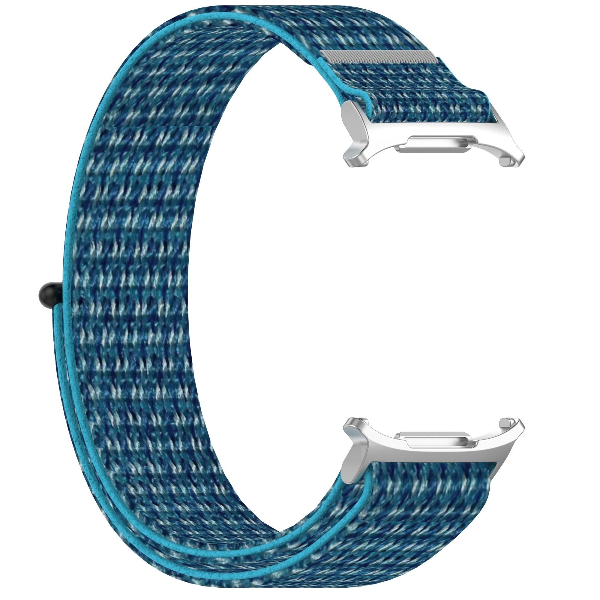 Nylon Strap, ocean blue, without a watch, 3/4 front view