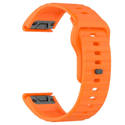 Garmin Descent MK3i - 51mm Outdoor Silicone Strap (Orange)
