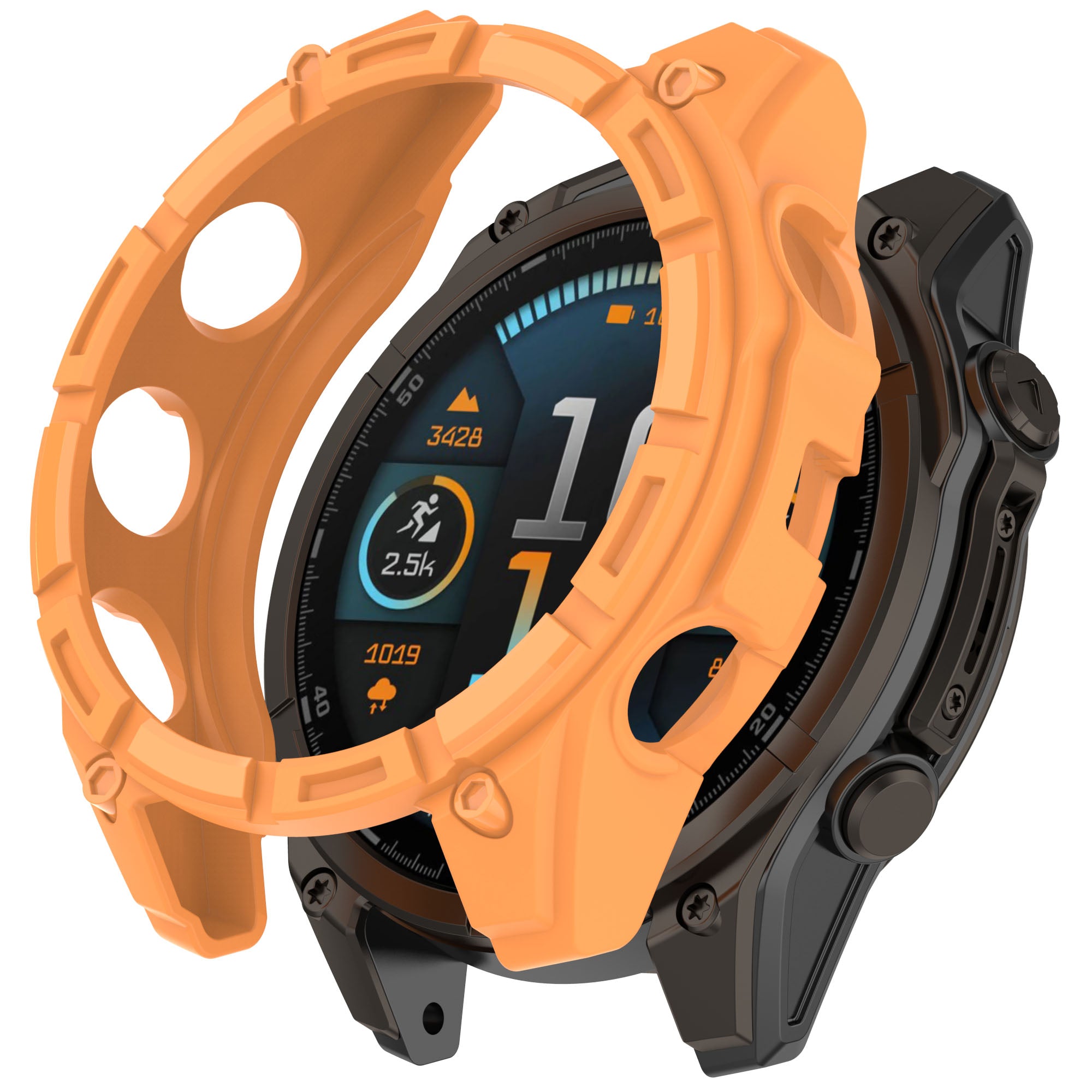Coque TPU résistante Garmin Quatix 8 - 47mm (noir)