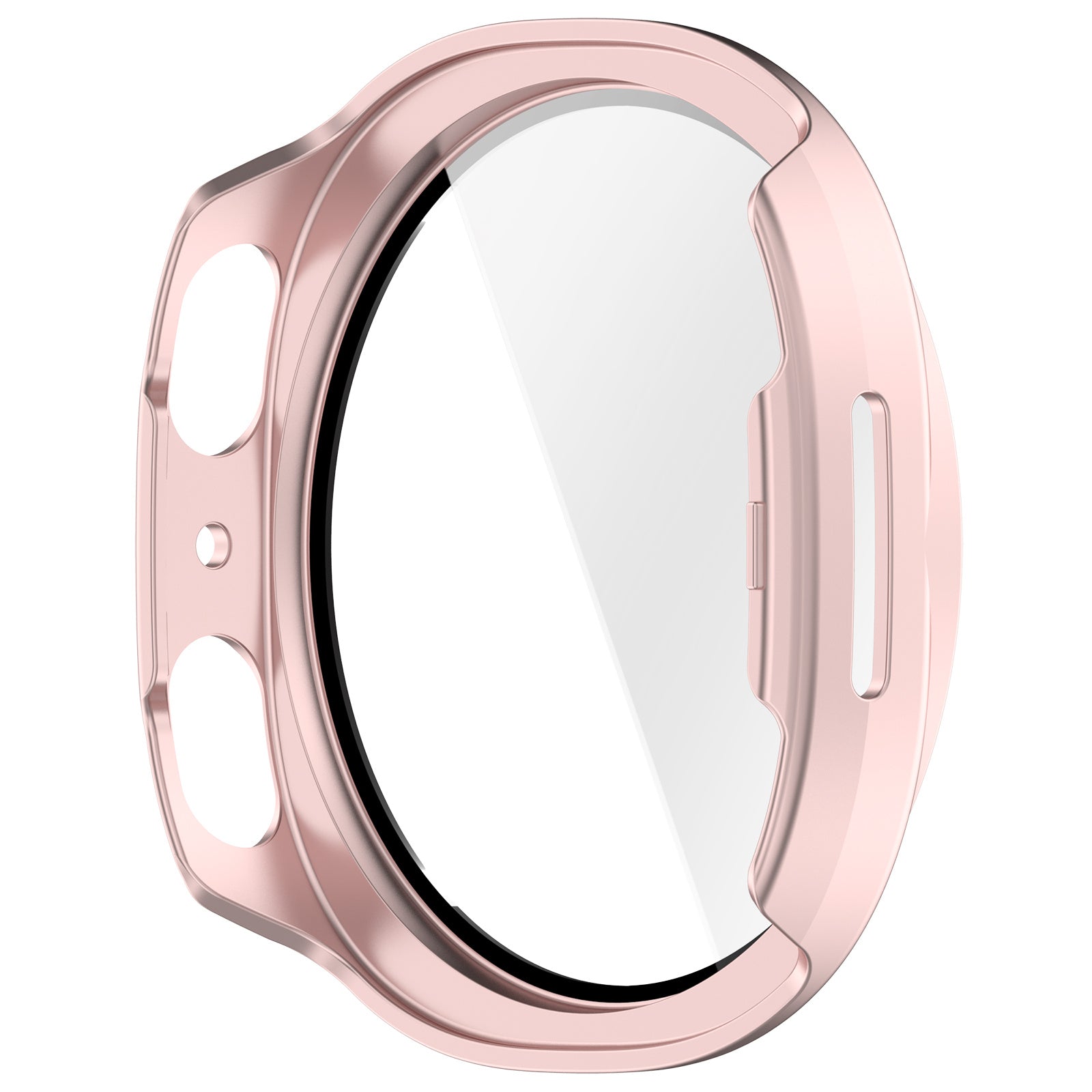 Coque rigide avec vitre Samsung Galaxy Watch 8 - 40mm / 9 - 40mm (rose)