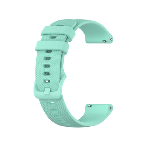Bracelet montre silicone premium 20mm - universal (aqua)