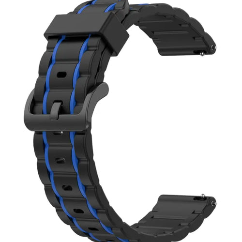 Bracelet sport avec boucle Amazfit Bip U (Pro) (noir/bleu)