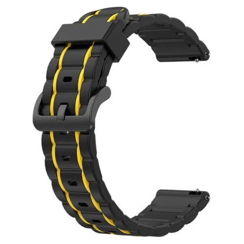 Bracelet sport avec boucle Amazfit Bip U (Pro) (noir/jaune)