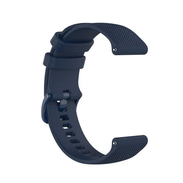 Premium Silicone Strap, dark blue, without a watch, 3/4 front view