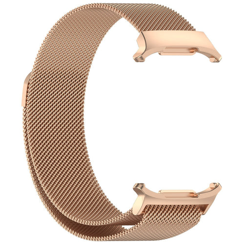 Milanese Strap, rose gold, without a watch, 3/4 front view