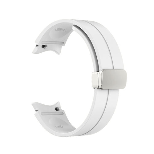 Bracelet sport magnétique Samsung Galaxy Watch 6 - 44mm (blanc)