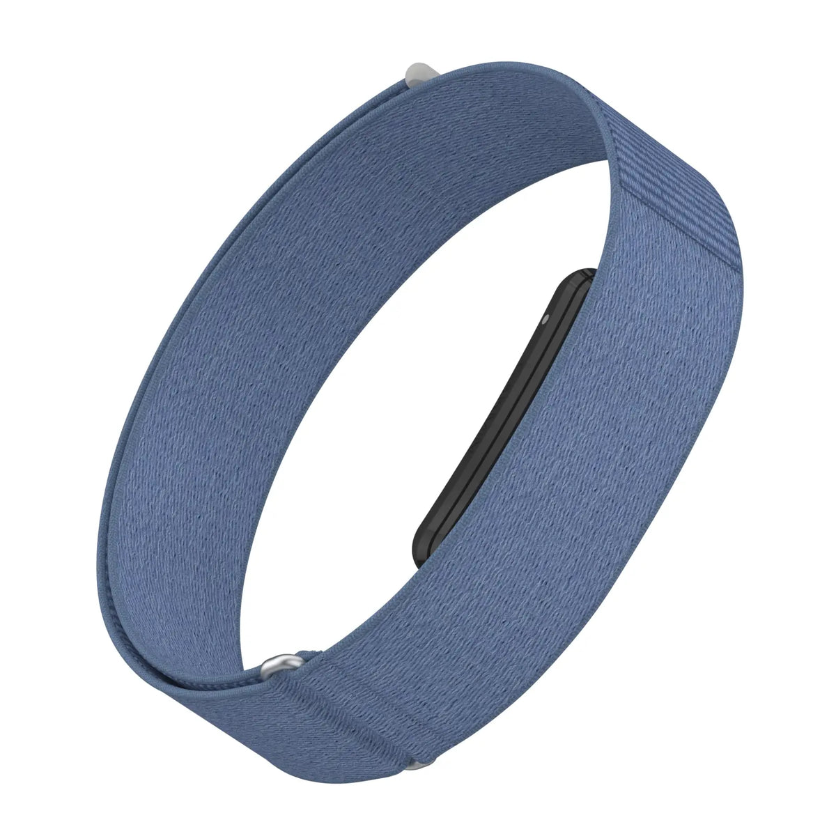 Biceps Nylon Bracelet, blue, without a watch, 3/4 front view