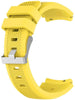 Bracelet montre 22mm silicone - universel (jaune)