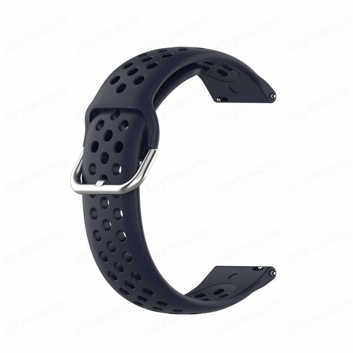 Bracelet silicone 'Air' Coros Apex 46mm (bleu foncé)