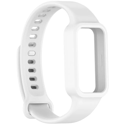 Bracelet silicone Xiaomi Smart Band 9 Active (blanc)