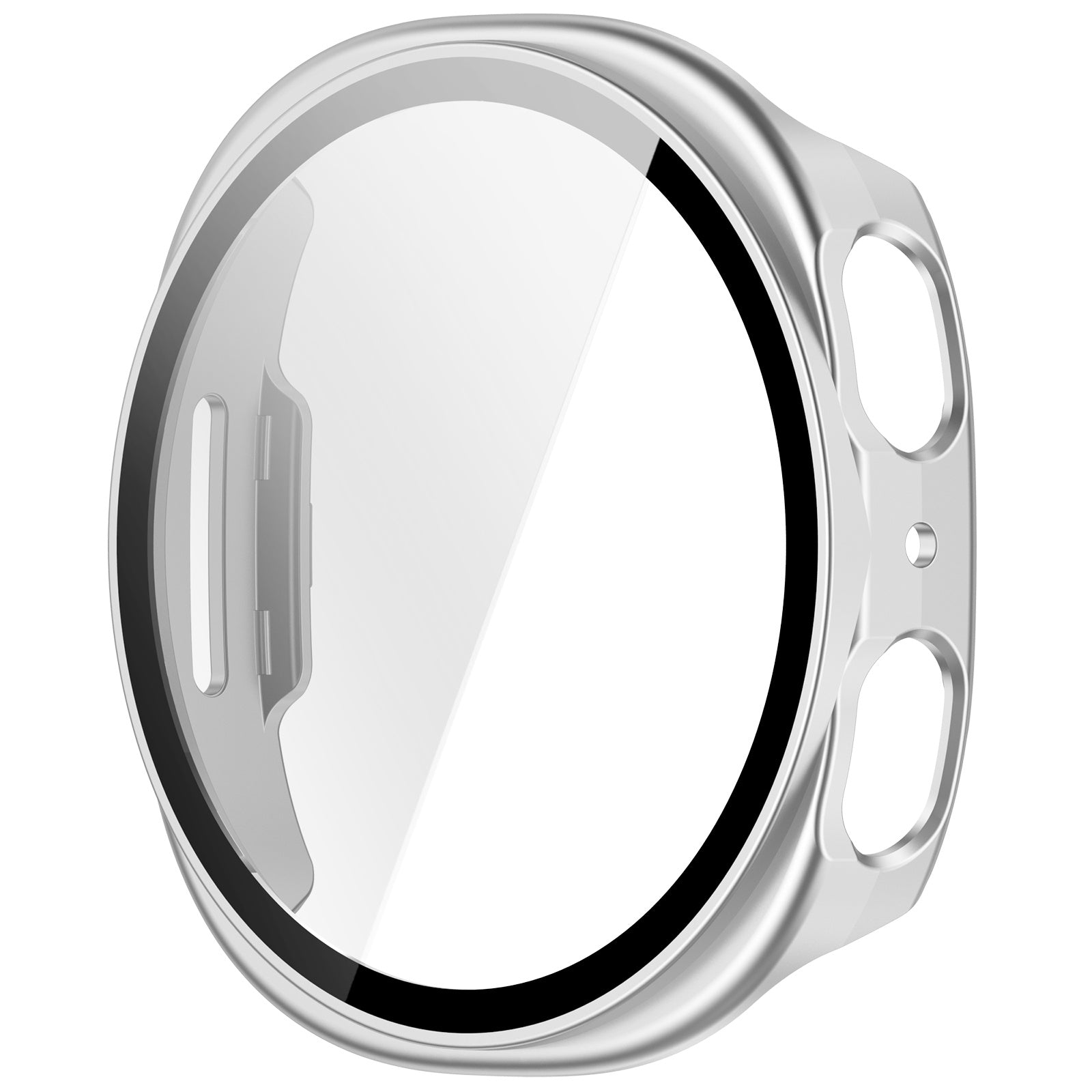 Coque rigide avec verre Samsung Galaxy Watch 8 - 40mm / 9 - 40mm (argent)