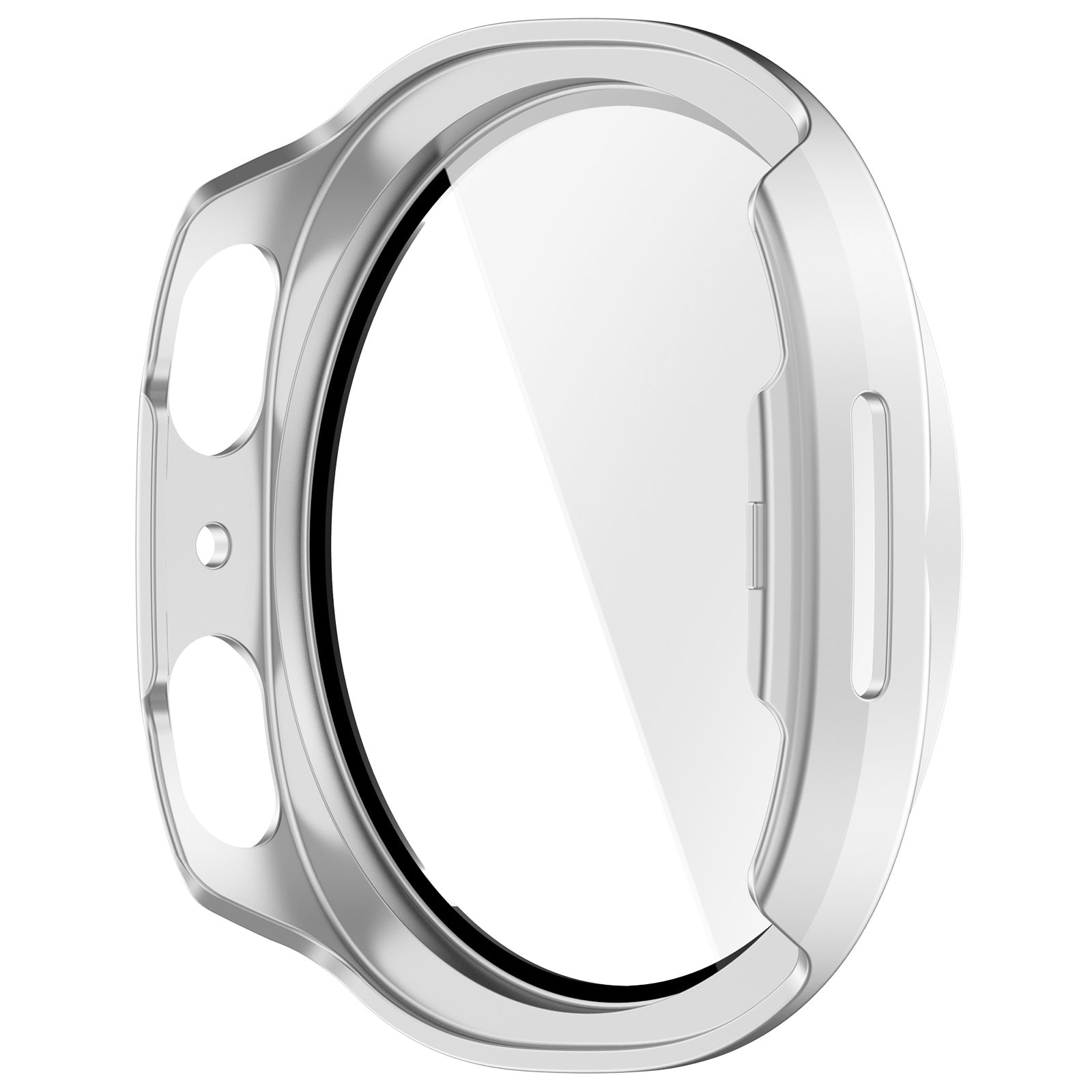 Coque rigide avec verre Samsung Galaxy Watch 8 - 40mm / 9 - 40mm (argent)